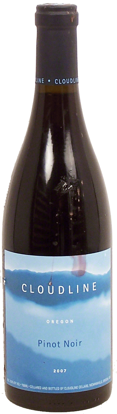 Cloudline  pinto noir wine of Oregon, 13.5% alc. by vol. Full-Size Picture